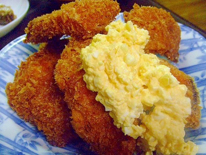 サーモンフライ☆卵タルタルソース