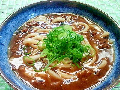 残り物のカレーで♪カレーうどん