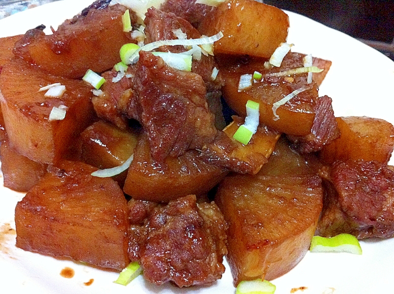 中華風！大根と牛肉の甘辛煮