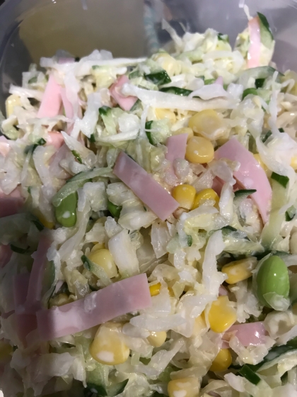 にんじんの代わりに枝豆とコーンを入れて作りました。美味しかったです！