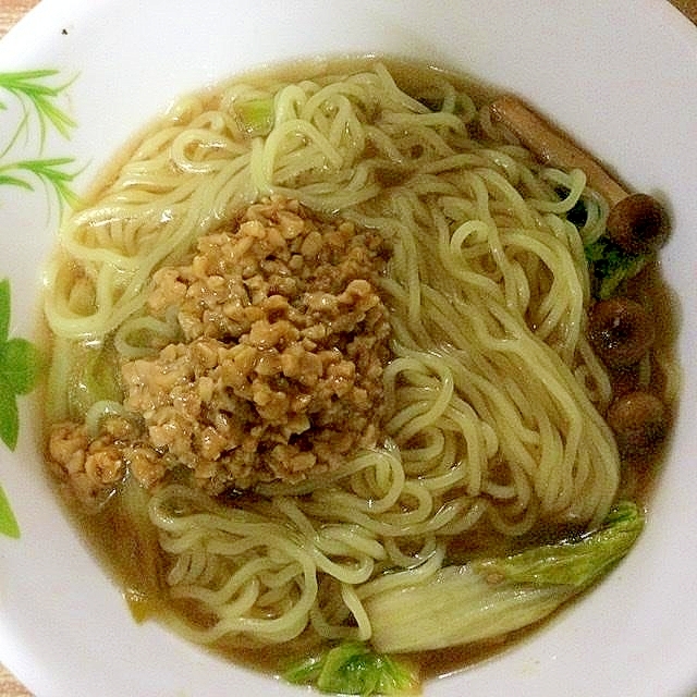 ひきわり納豆ラーメン レシピ 作り方 By イーヨーさん 楽天レシピ
