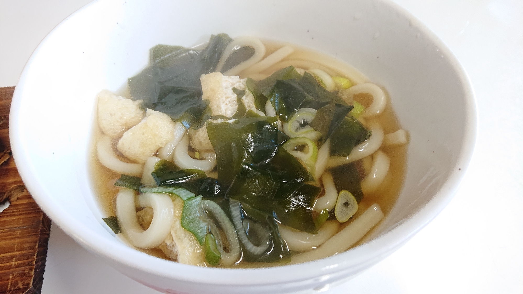 ワカメたっぷり煮込みうどん☆