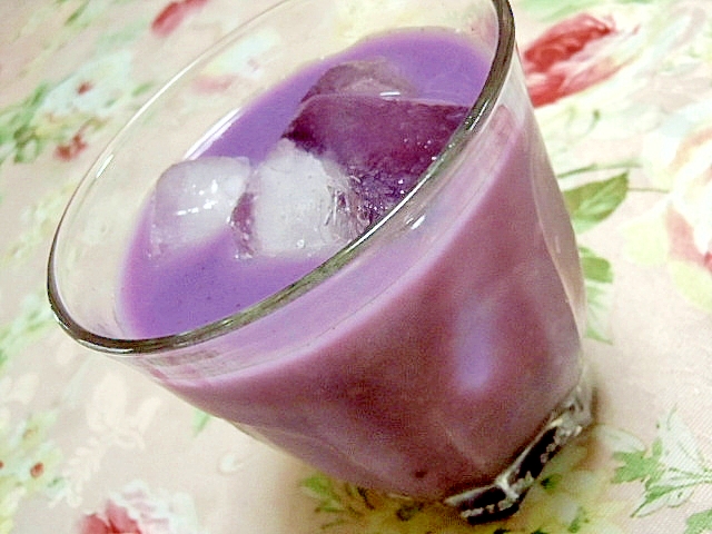 ❤紫芋パウダーｄｅ❤吟醸練乳生姜ミルク❤