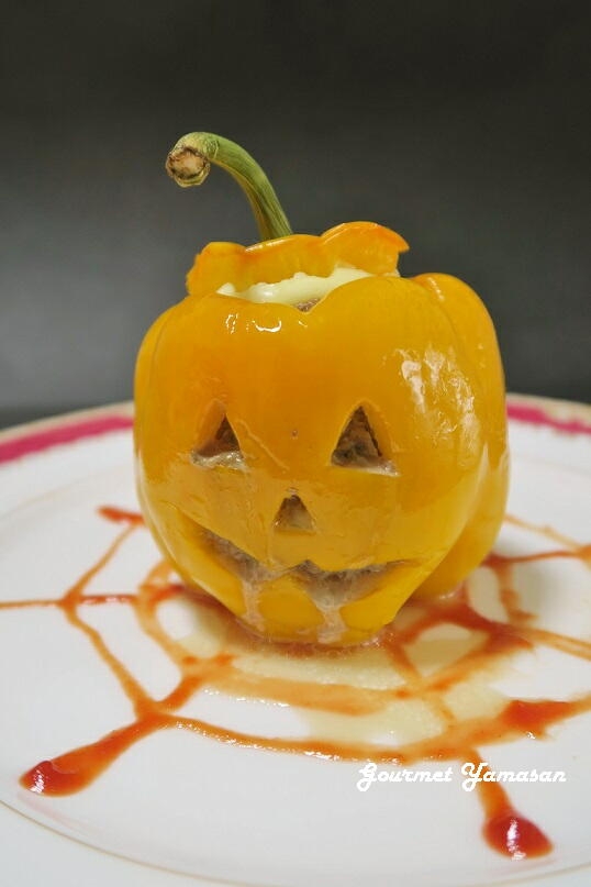 パプリカの肉詰め ハロウィン編 レシピ 作り方 By グルヤマ 楽天レシピ パプリカの肉詰め ハロウィン編 レシピ 作り方 By グルヤマ 楽天レシピ