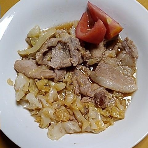 豚肉とキャベツの生姜焼き