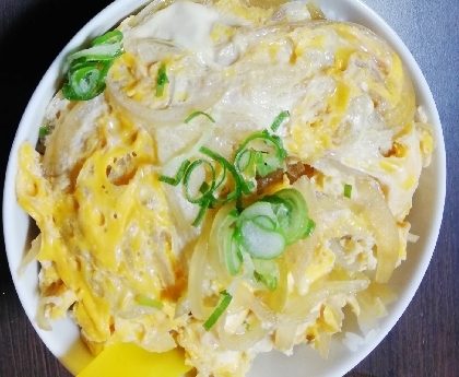 レンジでふわとろ～親子丼