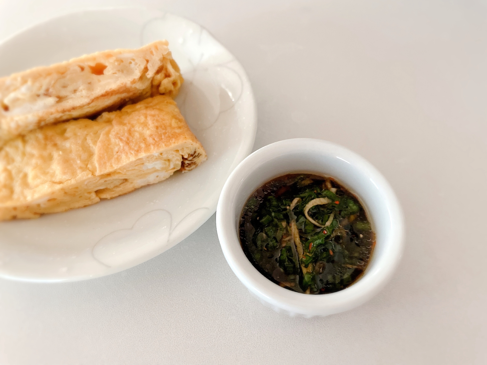 甘酸っぱい！薬味ダレ