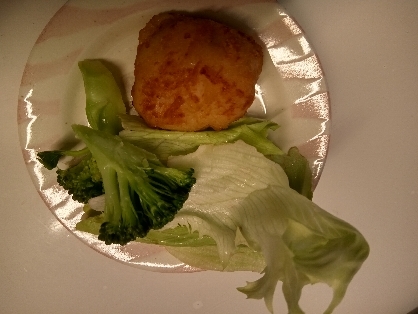 超簡単！残った唐揚げDeレタスサラダ！