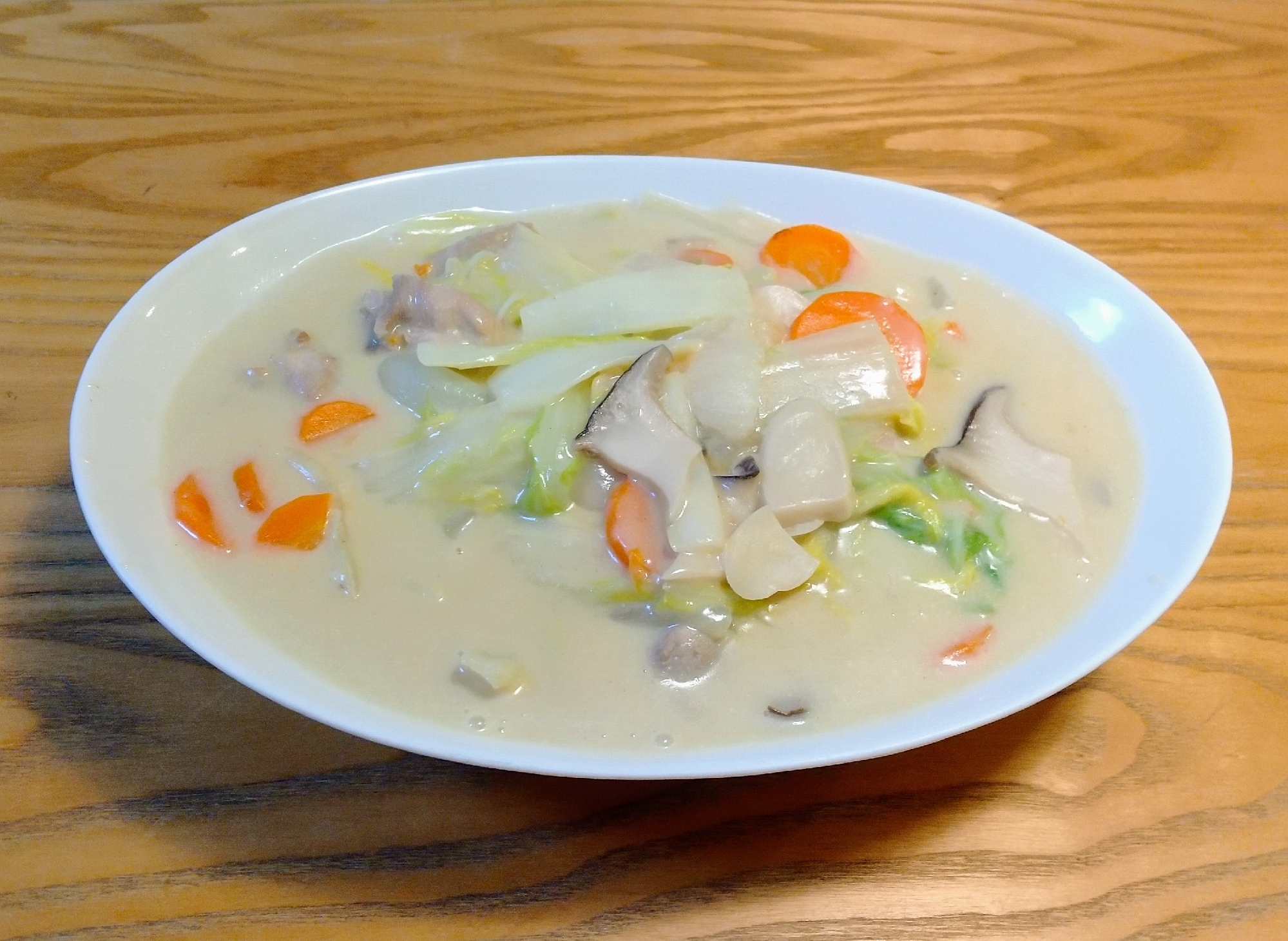 冬の味覚 白菜と鶏もも肉の豆乳クリーム煮 レシピ 作り方 By Yuri Cafe 楽天レシピ