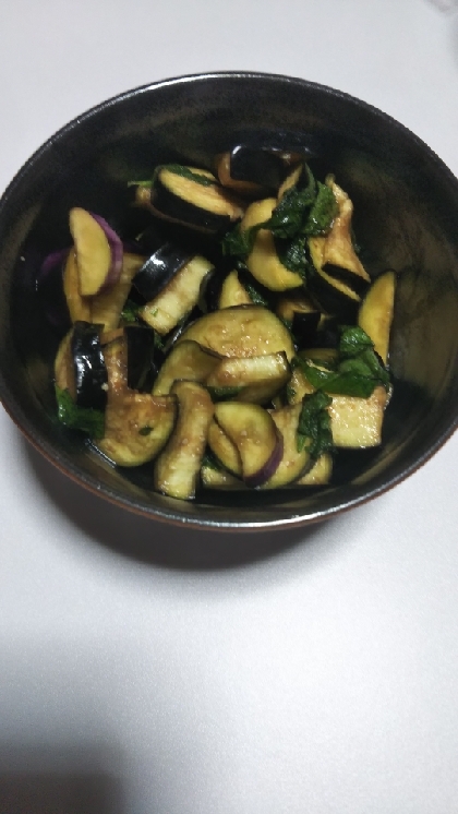 ナスと青じそを袋で揉むだけ夏野菜の浅漬け