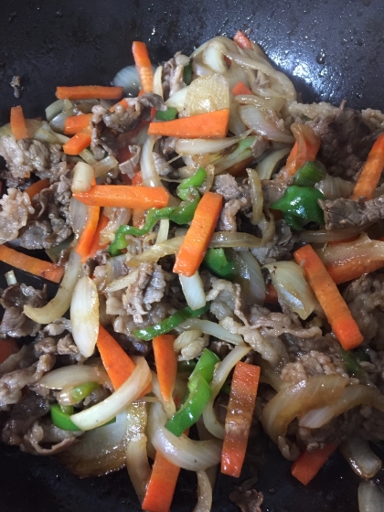 時短、且つ 食欲そそるお肉と味付けの相性にご飯が進みました(*^ω^*)
ご馳走さまでした☆