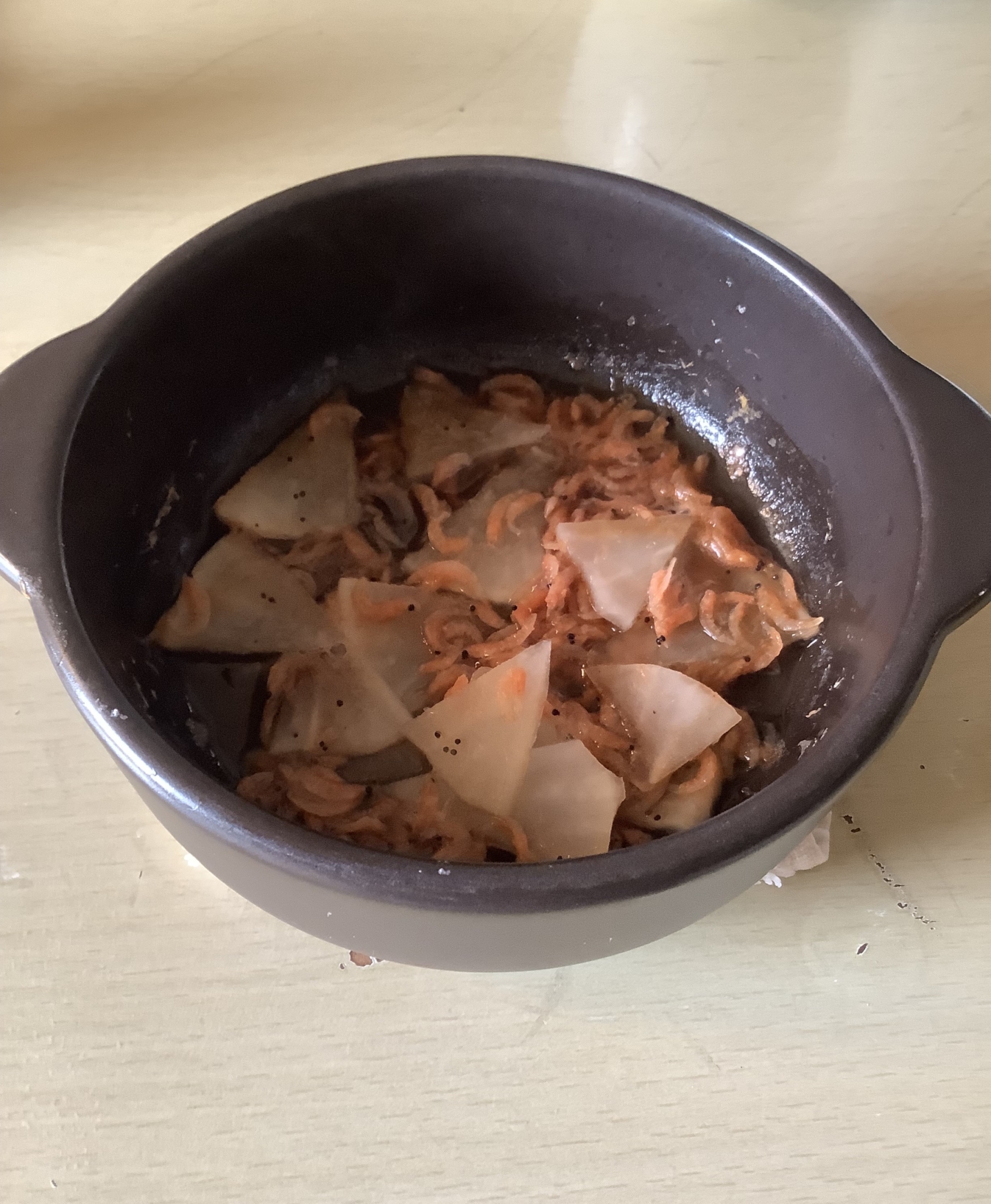 あみえびと大根の煮物