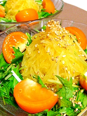 そうめんかぼちゃのさっぱりサラダ