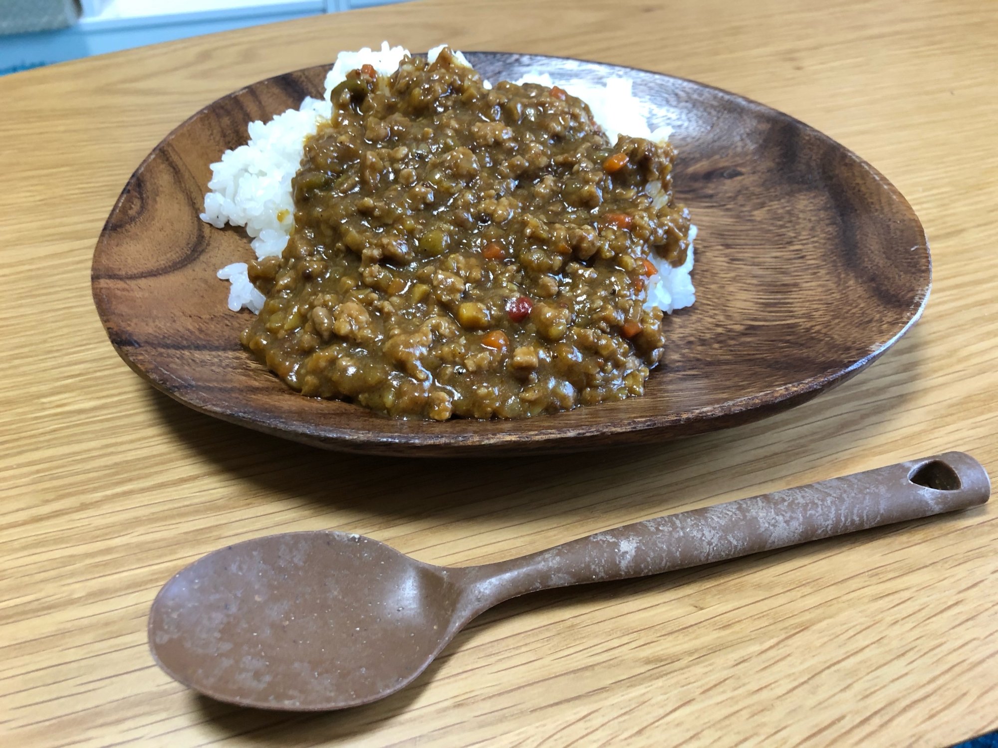 ちょい工夫したキーマカレー