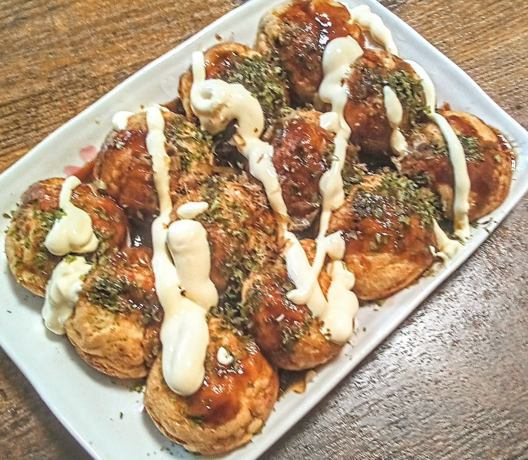 今日は、シーフードミックスで作る♪たこ焼き