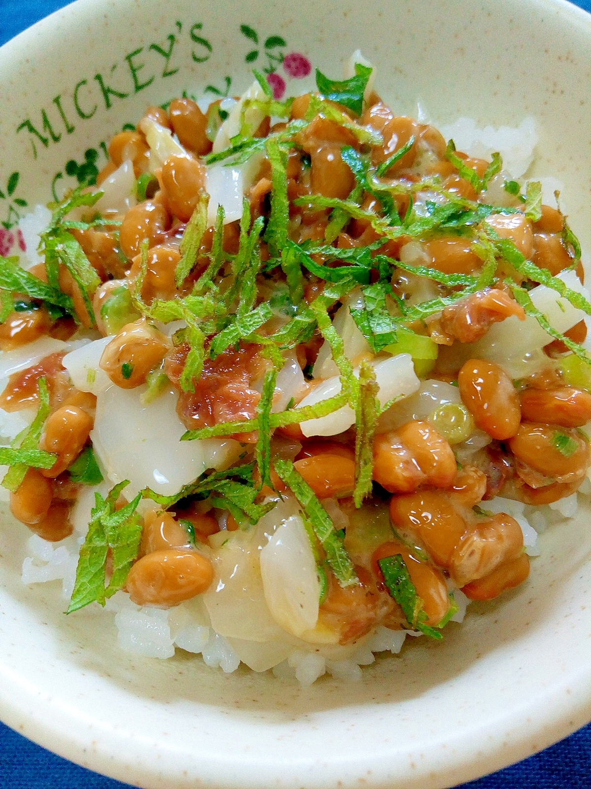 納豆の食べ方-白菜＆梅しそ♪