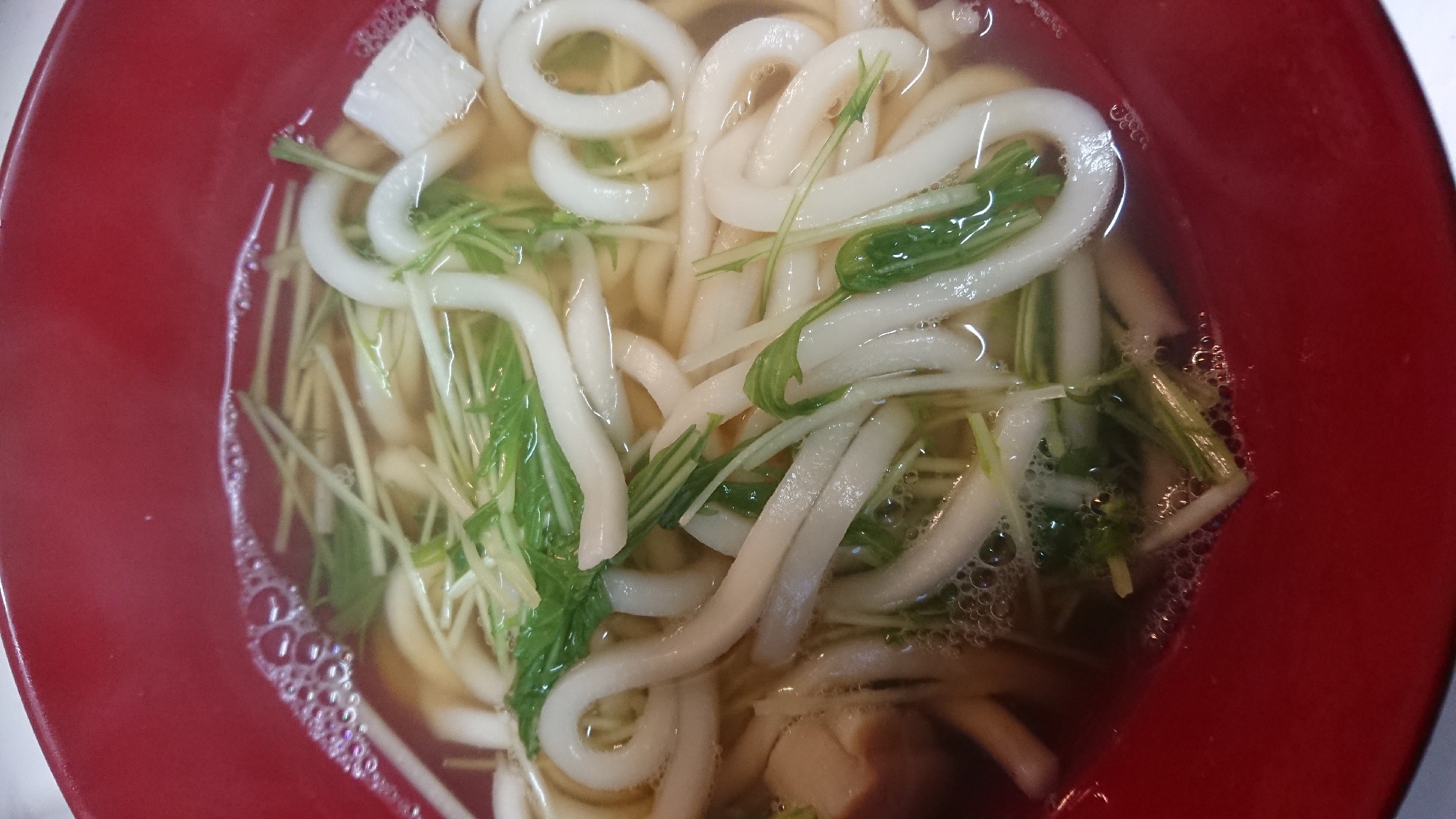 水菜うどん