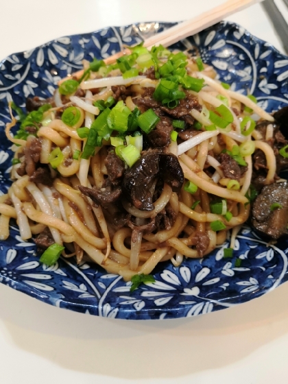 プルコギビーフで☆プルコギ焼きうどん