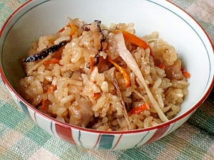 蒸し器がなくてもok 電子レンジで本格的五目おこわ レシピ 作り方 By Swimhiro10 楽天レシピ