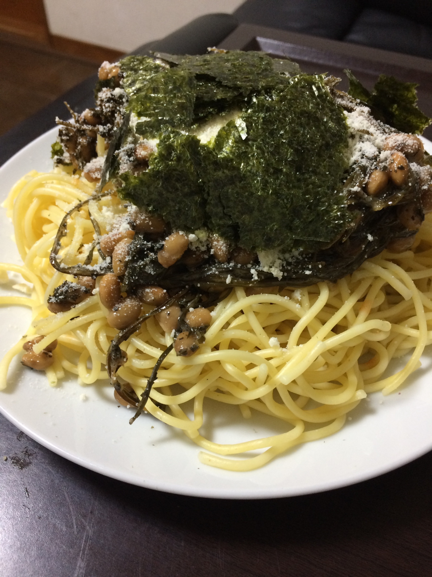 納豆パスタ