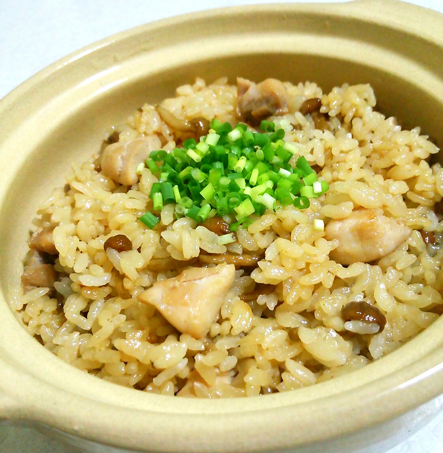 簡単☆鶏なめこ飯