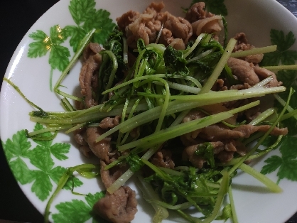 ご飯がすすむ☆豚肉と水菜の甘辛蒸し煮