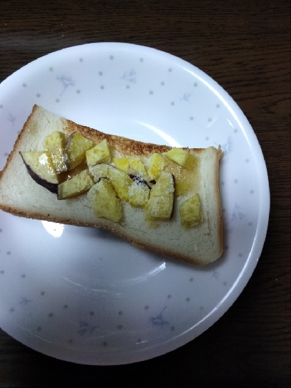 チーズ風味のさつま芋のトースト