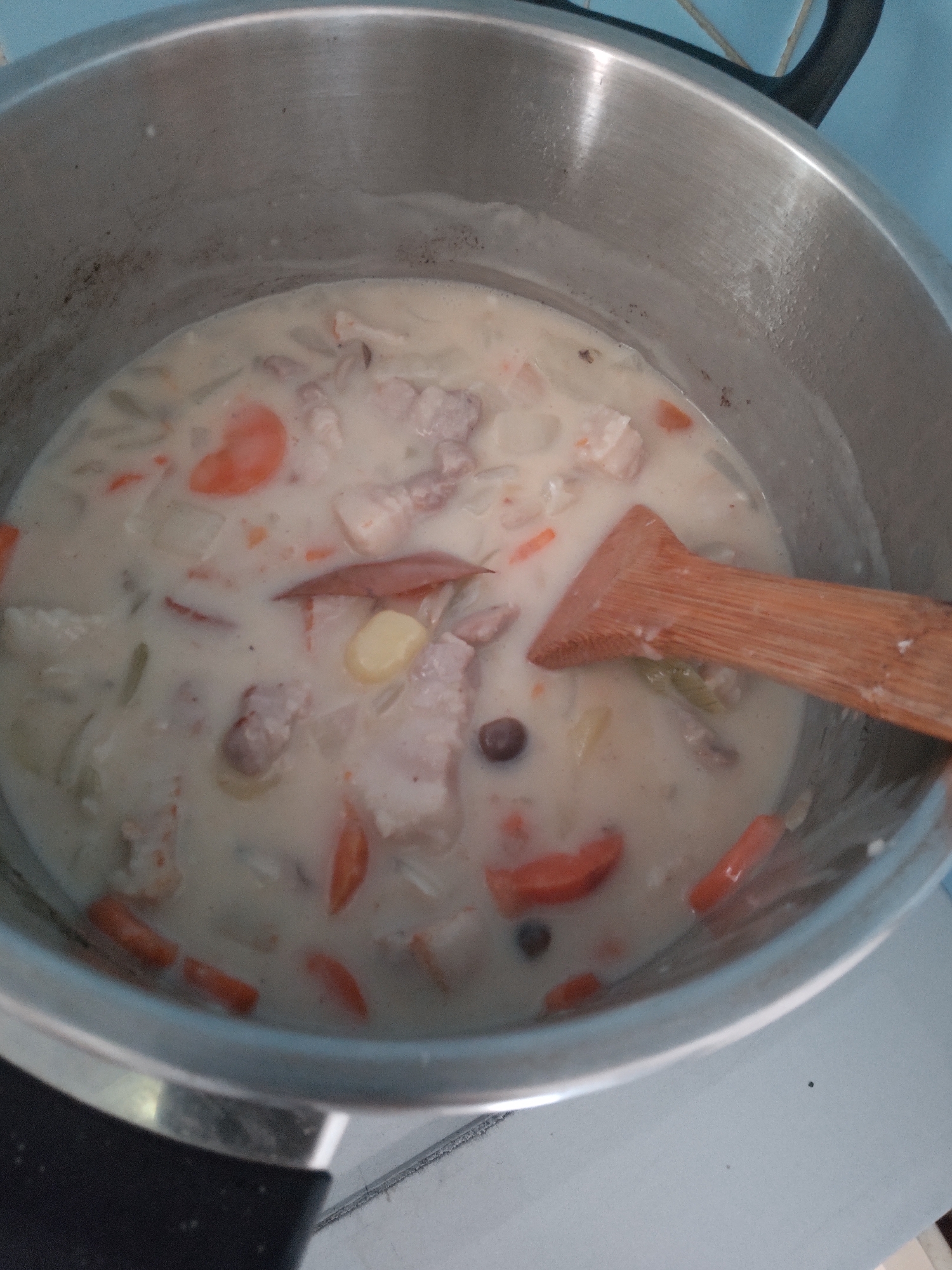 米粉と豆乳で 無化調 ホワイトシチュー