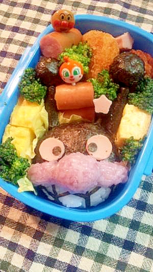 キャラ弁 ぷっくりバイキンマン レシピ 作り方 By Sirahoshi 楽天レシピ