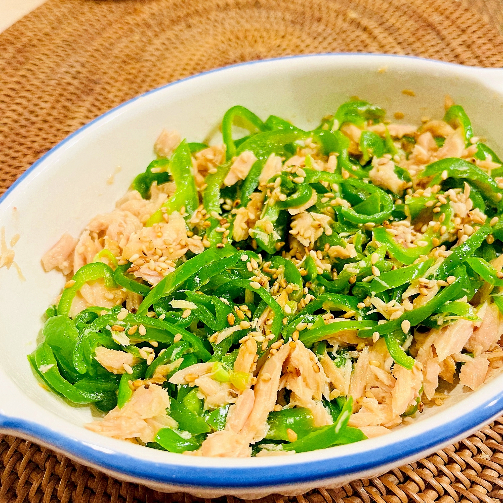 ★あともう一品★ピーマンとツナの和物