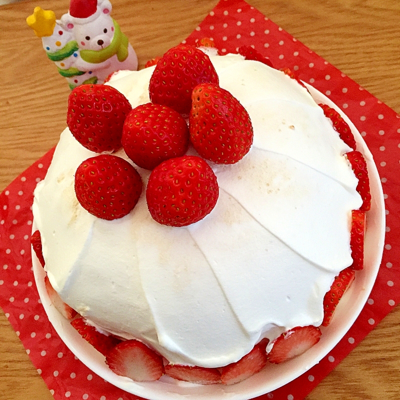 クリスマスに いちごのドームケーキ レシピ 作り方 By Thank You Good Bye 楽天レシピ
