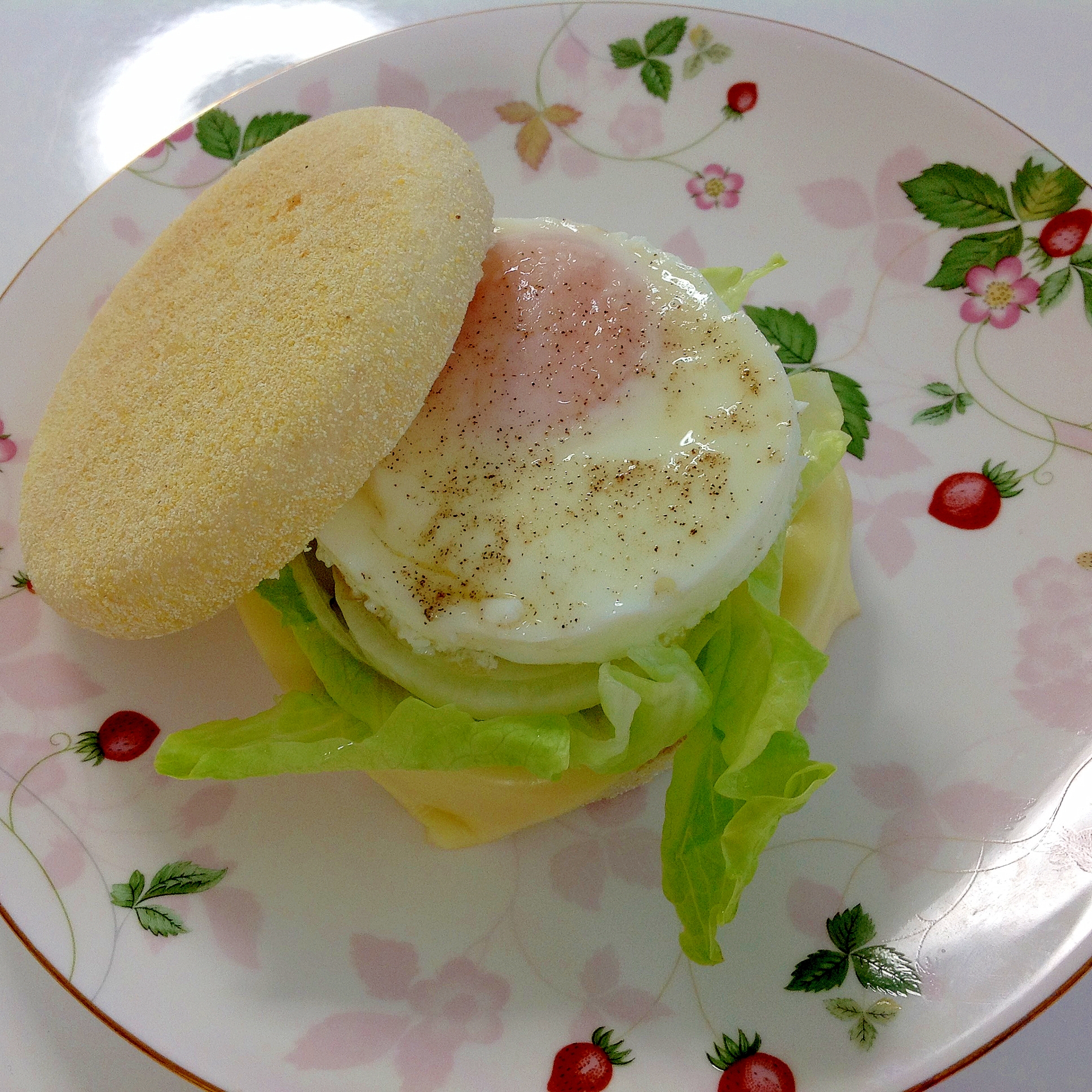 朝食に☆チーズエッグマフィン☆