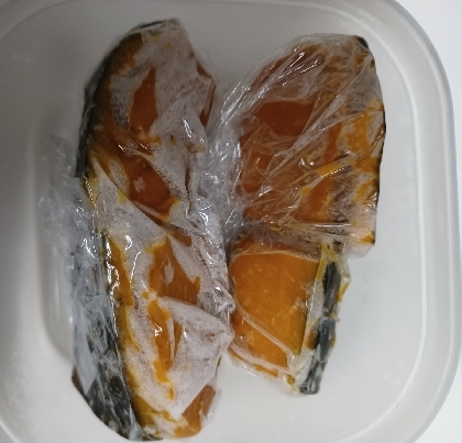 お弁当用　かぼちゃの煮物　☆　冷凍保存で