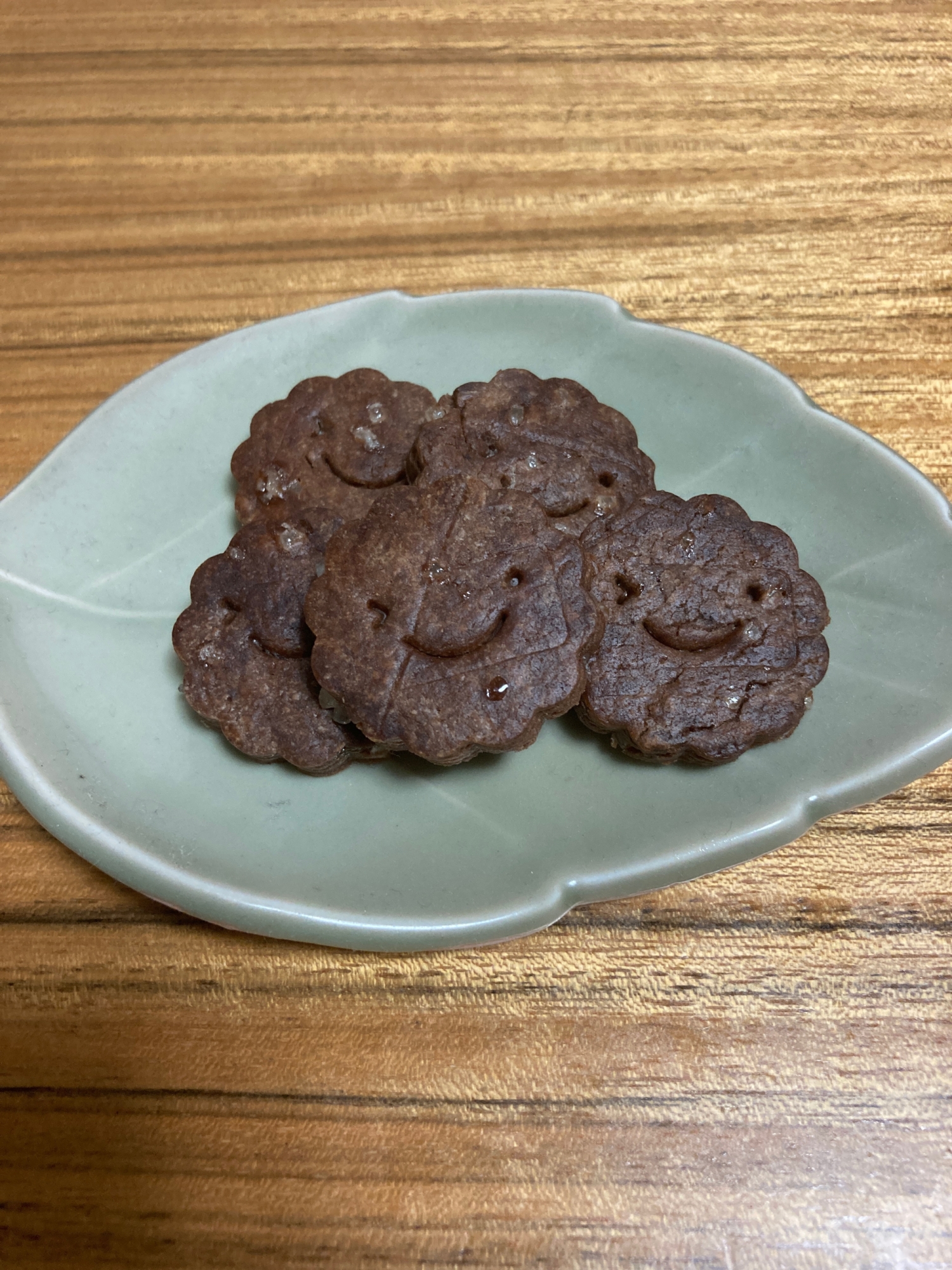 うちのおやつ　子供達の好きな　ココアクッキー