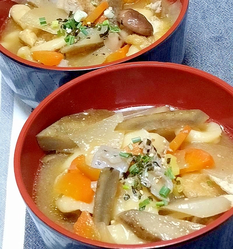 根菜たっぷりのすいとん