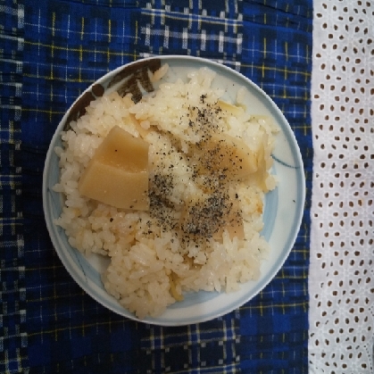 ごま香る♡筍ご飯