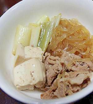 冬の定番♪しらたき入り甘めの肉豆腐