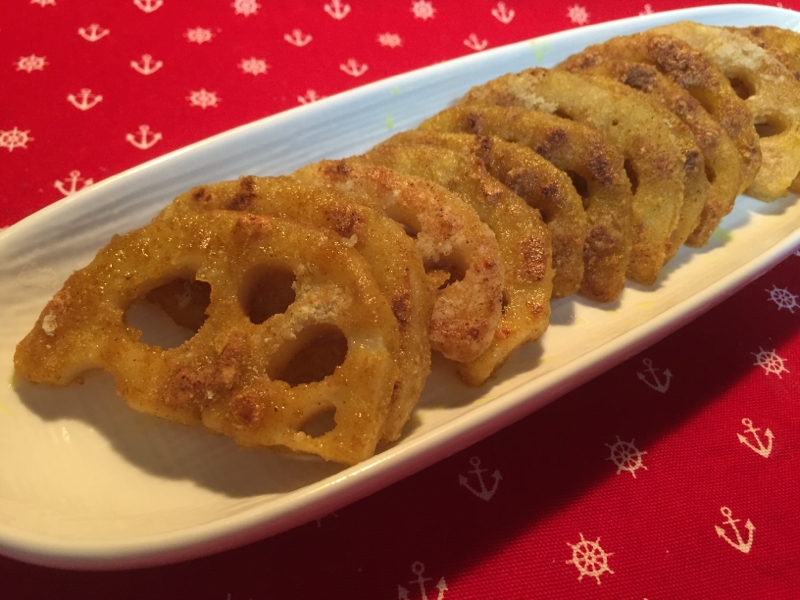 シャキッと美味しい！れんこんのカレー炒め