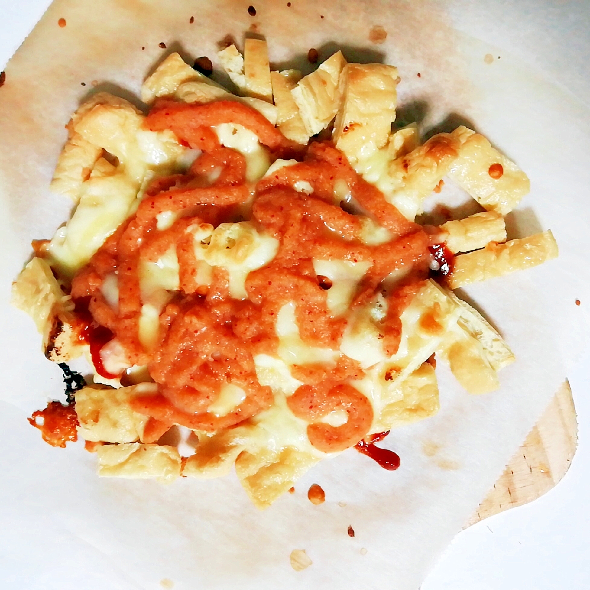 油揚げの明太子ピザ レシピ 作り方 By モフィもふぃ 楽天レシピ 油揚げの明太子ピザ レシピ 作り方 By モフィもふぃ 楽天レシピ