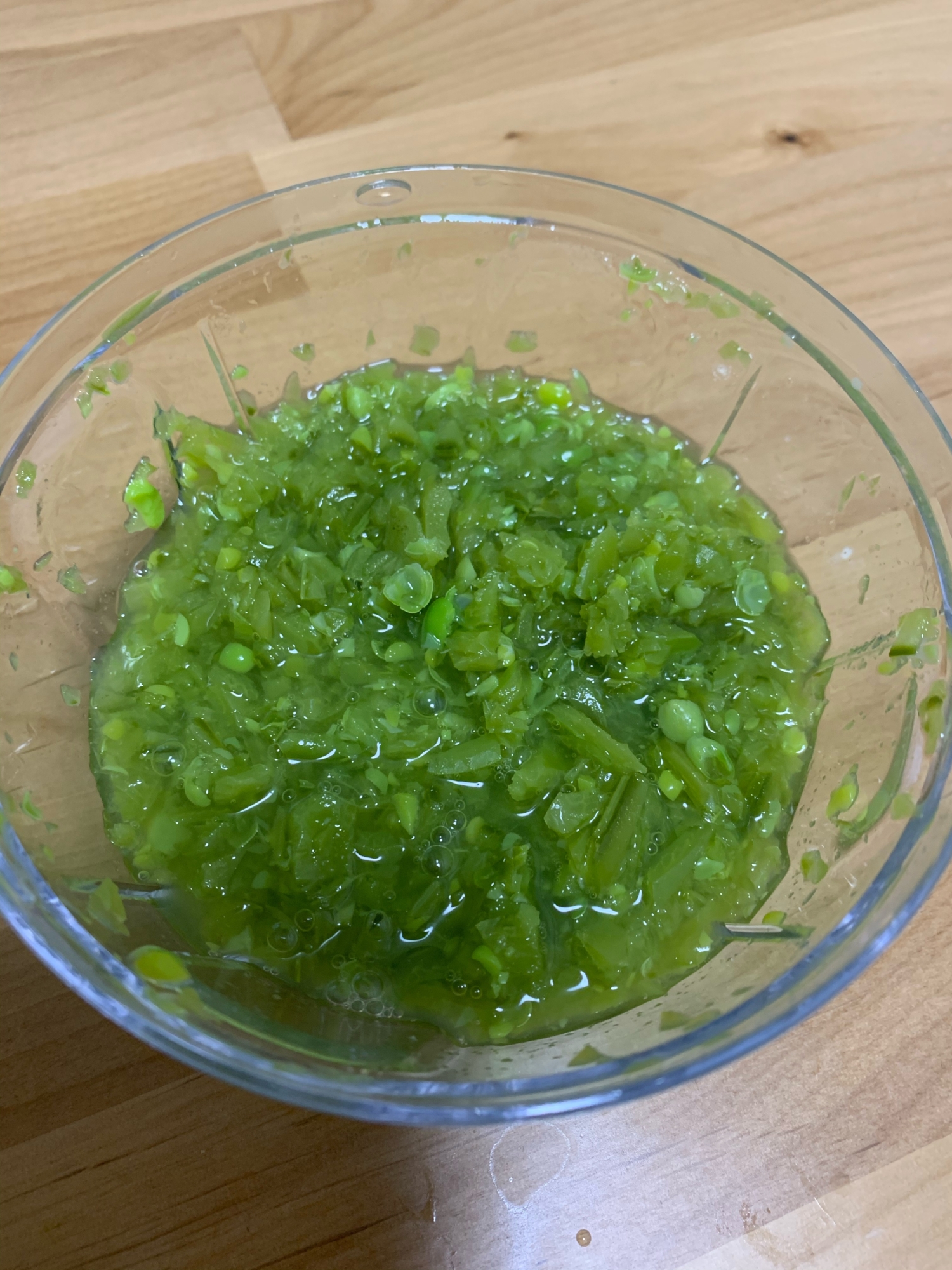 離乳食中期スナック豆（スナップエンドウ）のストック