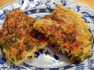 モチ♪カリ♪そうめんのお焼き風