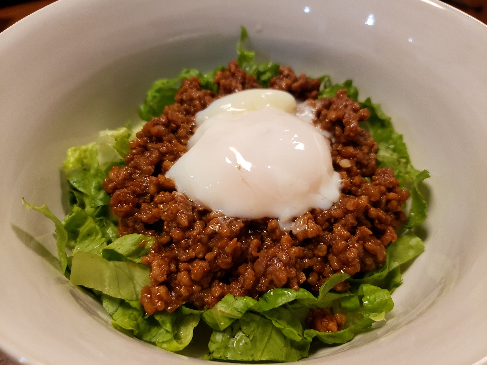 ピリ辛!肉味噌丼