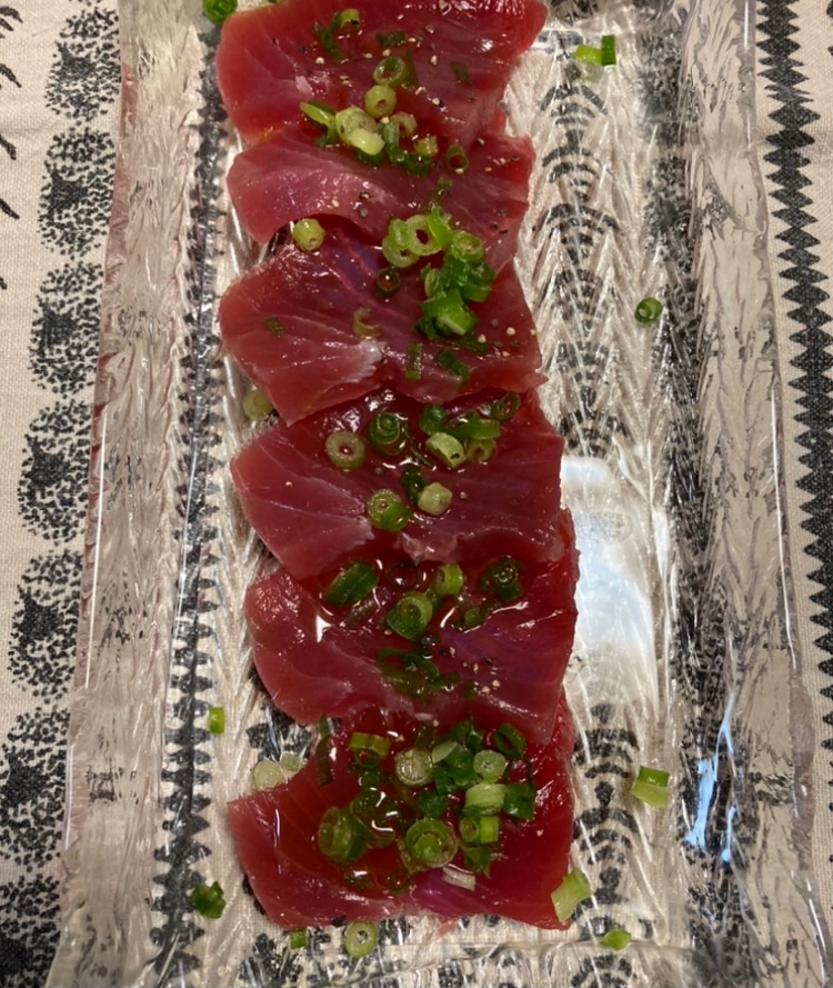 生鰹のカルパッチョ