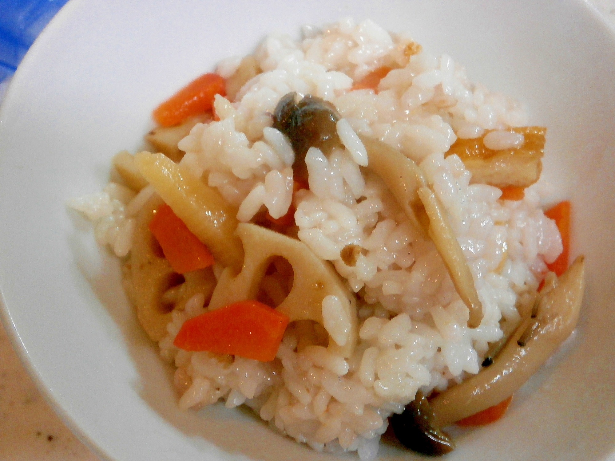煮物の残りで 雑穀米の混ぜご飯 レシピ 作り方 By なな1151 楽天レシピ