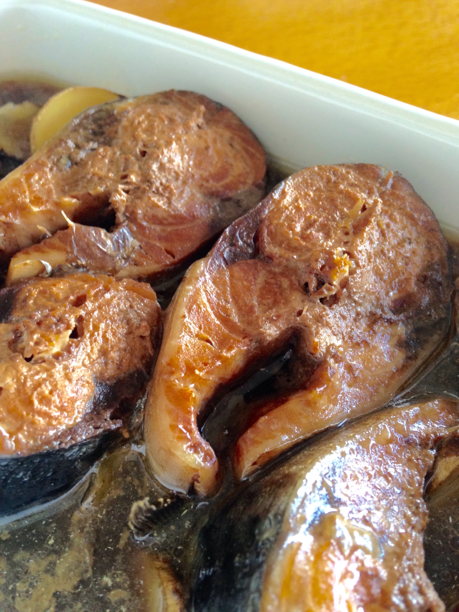 鯖の醤油煮（鯖缶風）