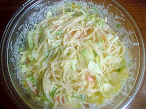 野菜スパサラ