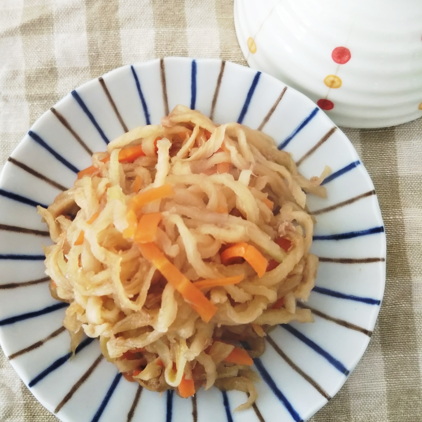 切り干し大根のツナ缶煮