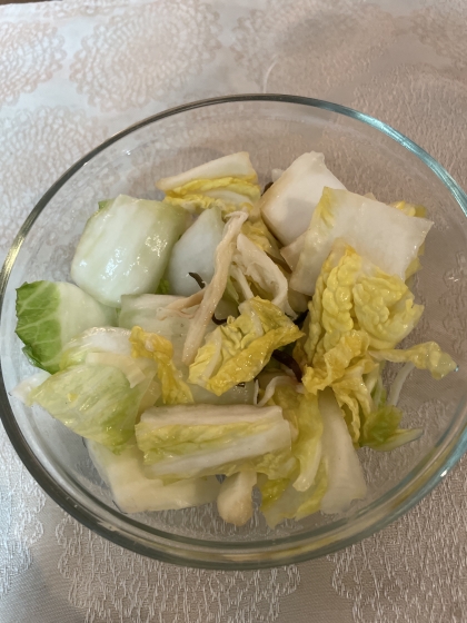 イカ燻入り⭐シャキシャキ白菜の浅漬け