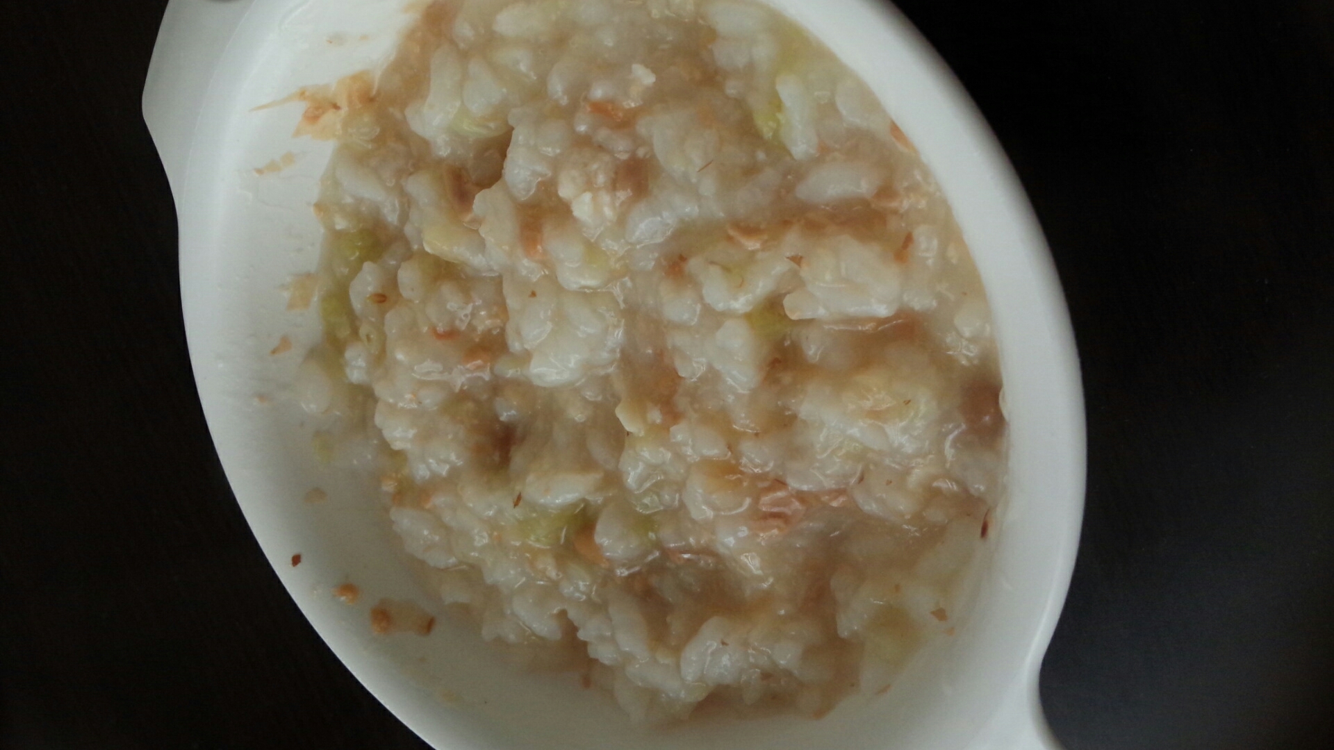 【離乳食中期】白菜納豆粥