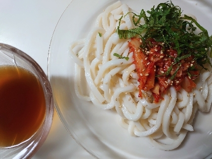 乾麺に♪キムチトッピング（ソーメン、うどん、そば）